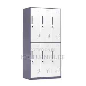 Office Cabinet : 9 Door Portable Storage Locker