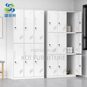 Office Cabinet : 9 Door Portable Storage Locker