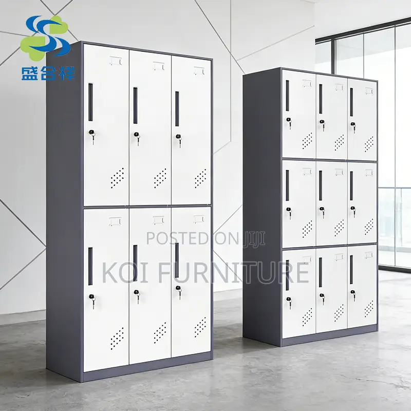 Office Cabinet : 9 Door Portable Storage Locker