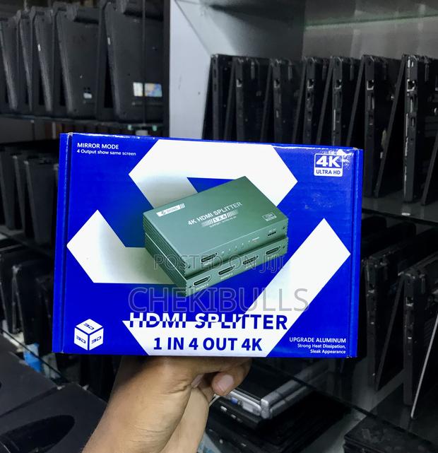 at 60hz 4-Port Hdmi Splitter With Edid for Mixed Display Setups