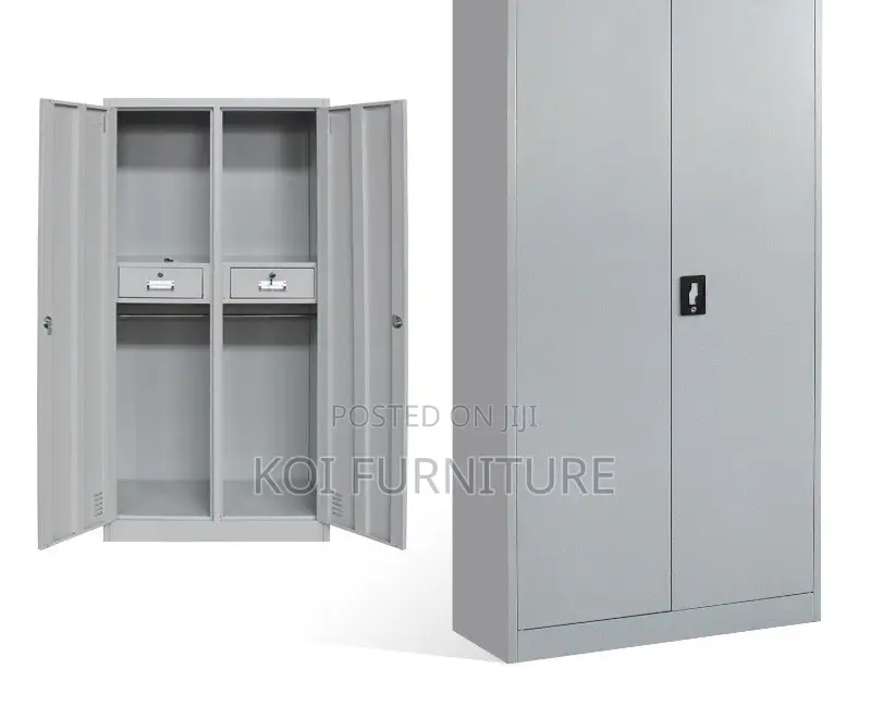 Office Cabinet : Two-door Metal Steel Office Storage Cabinet,