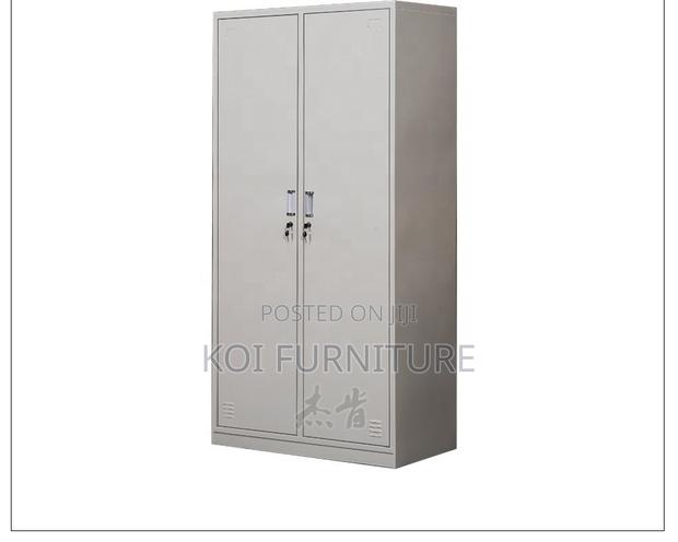 Office Cabinet : Two-door Metal Steel Office Storage Cabinet, - thumbnail 8