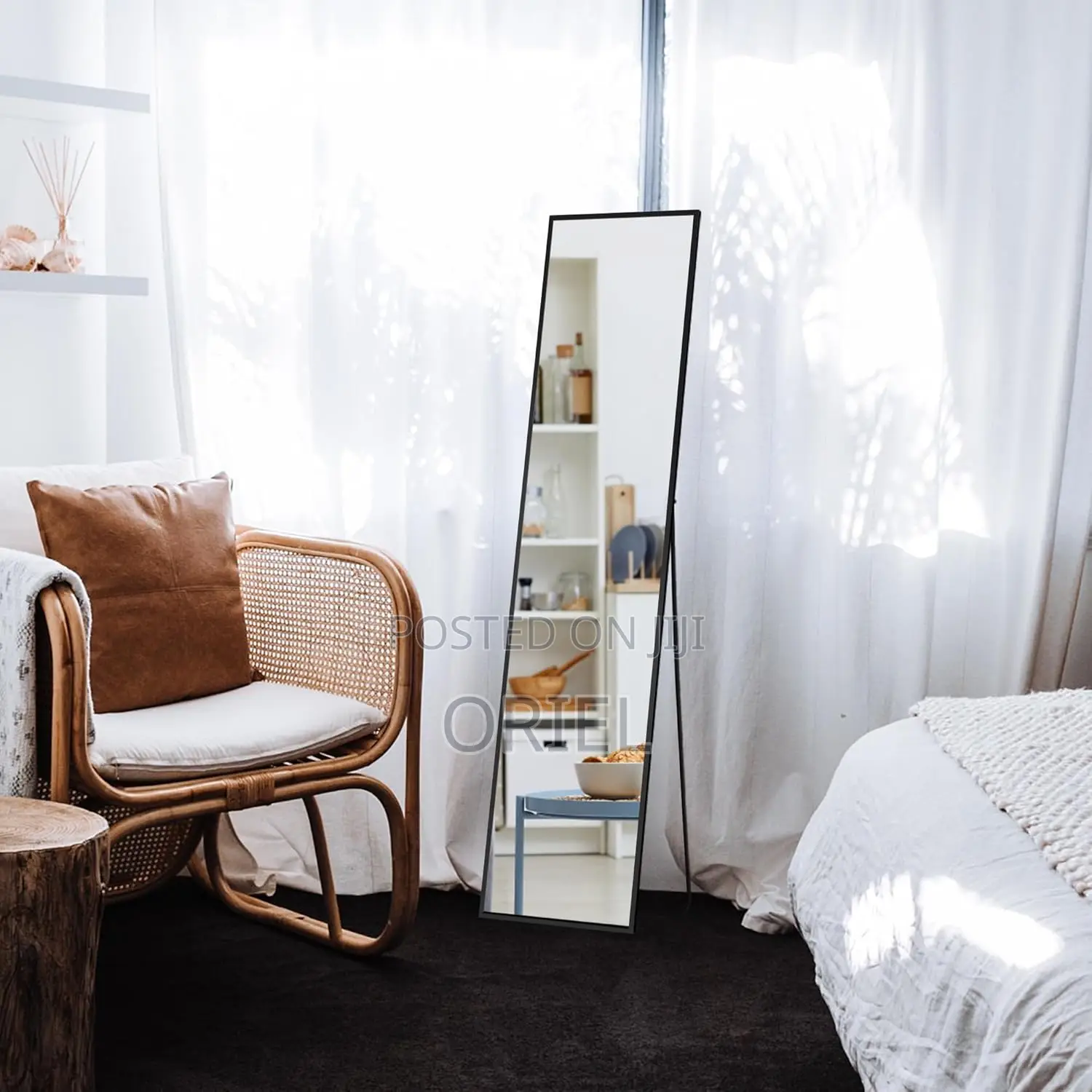 Bedroom Mirrors; Tall Full-Length Bedroom Body Dressing Mirror