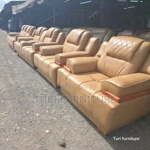 Semrecliner Sofa With Spring Cushions