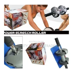 ￼ Power Stretch Wheel-Power Stretch Roller for Flat Tummy and Abs