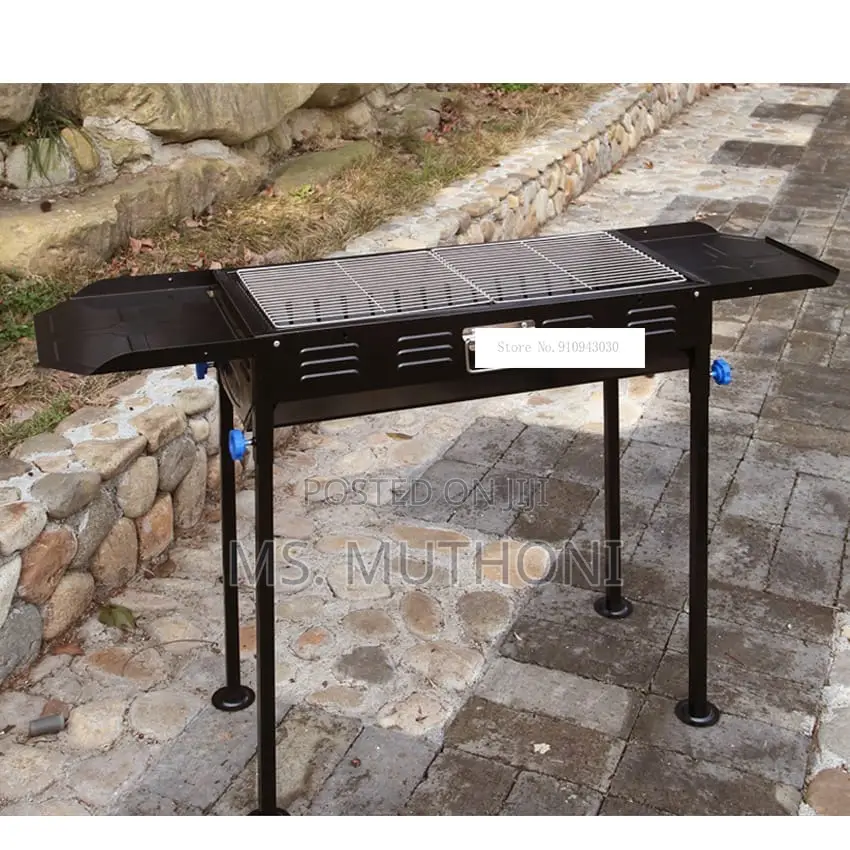 *Large Portable Folding Charcoal Bbq Grill