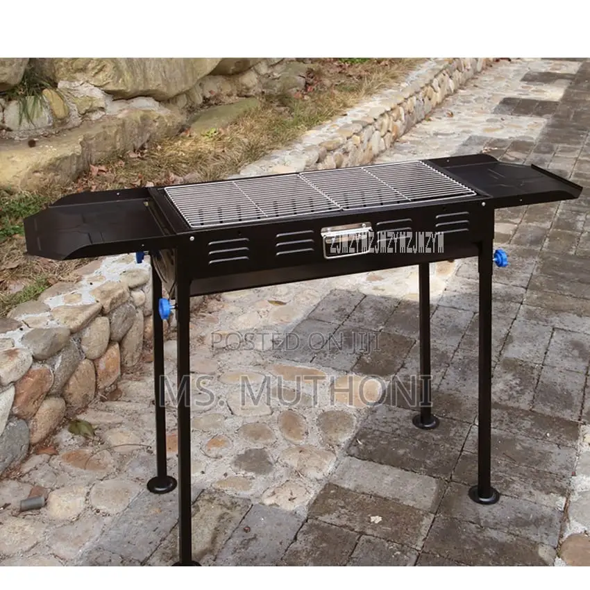 *Large Portable Folding Charcoal Bbq Grill