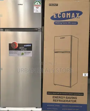Ecomax 230 Litres Dark Silver Double Door Refrigerator