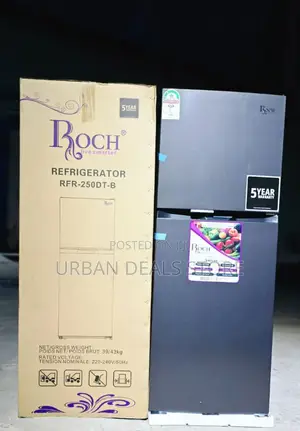 197 LTRS Roch RFR-250-Dt-B Double Door Refrigerator at 35000