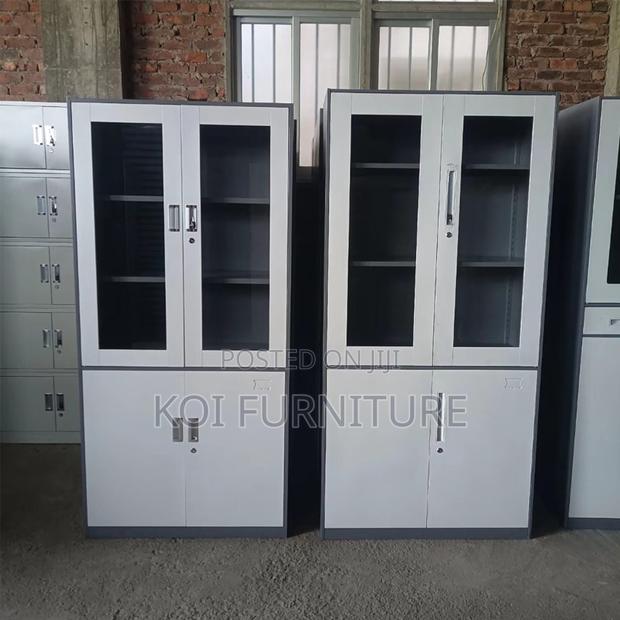 Office Cabinet : Modern Metallic Office Filing Cabinet - thumbnail 5