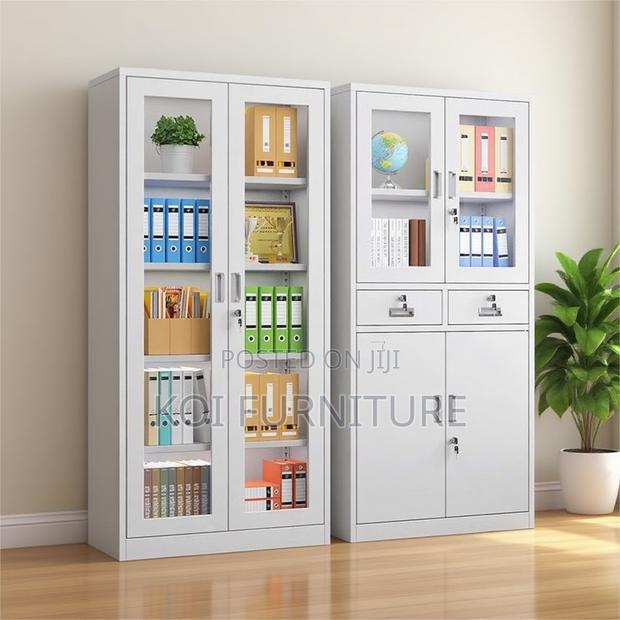 Office Cabinet : Modern Metallic Office Filing Cabinet - thumbnail 6