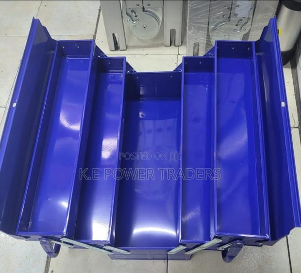 21 Inch Heavy Metal Cantilever Tool Box – Multi-layer Tool Storage - main view