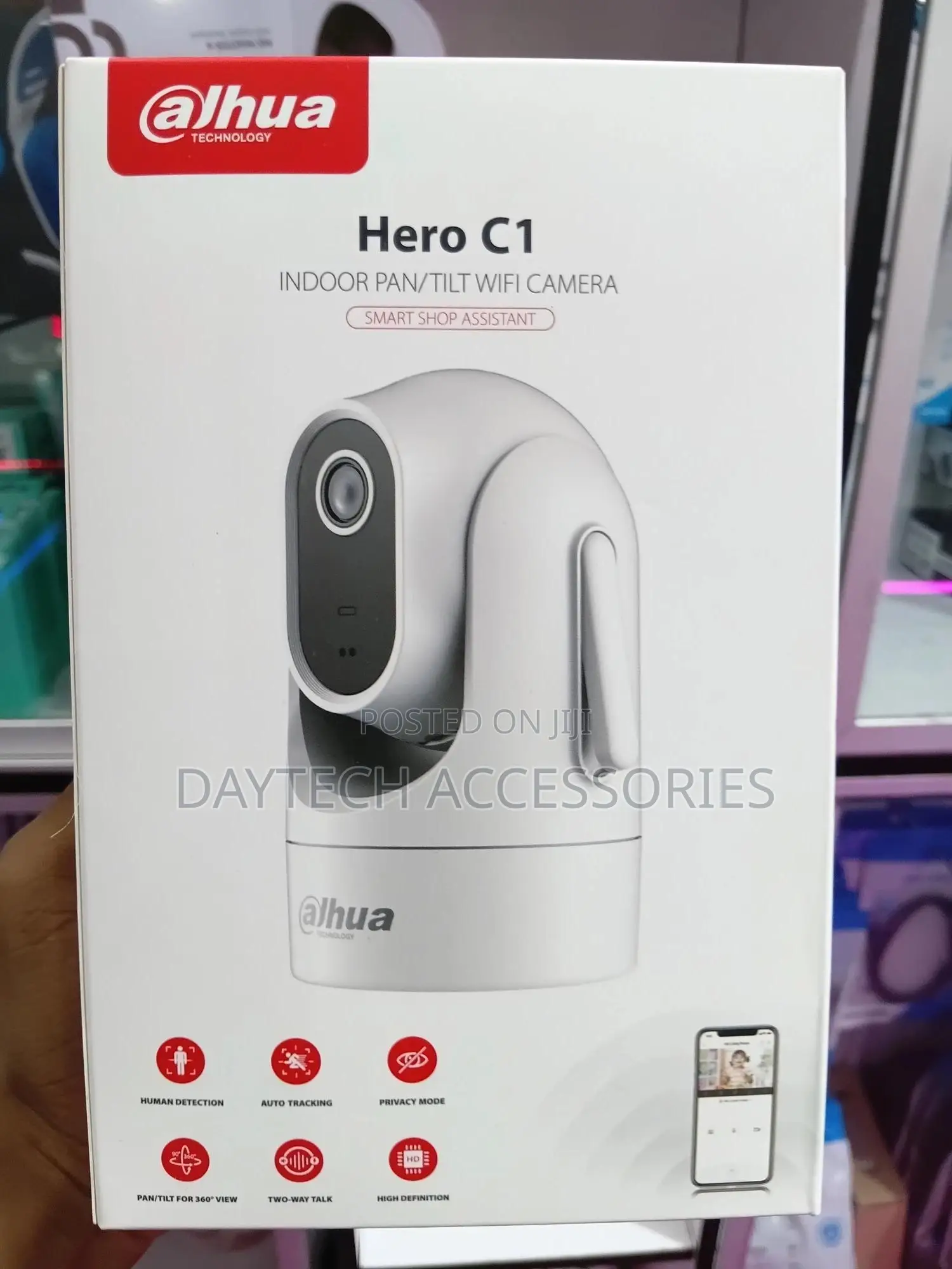 Dahua Hero C1-4mp Indoor Fixed-Focal Wi-Fi Pan Tilt Network Camera