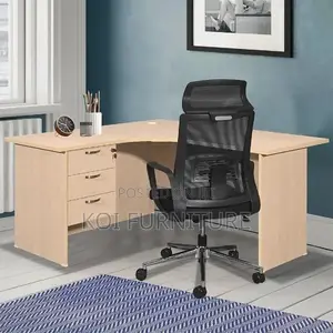 Office Desk : 1.4m (Or 140cm) Curved Modern Office Desk