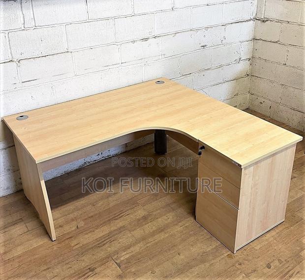 Office Desk : 1.4m (Or 140cm) Curved Modern Office Desk - thumbnail 6