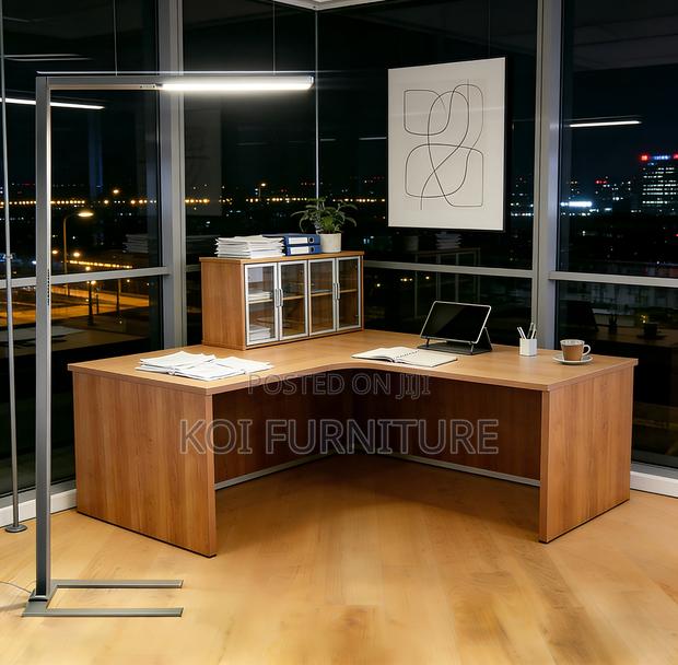 Office Desk : 1.4m (Or 140cm) Curved Modern Office Desk - thumbnail 7