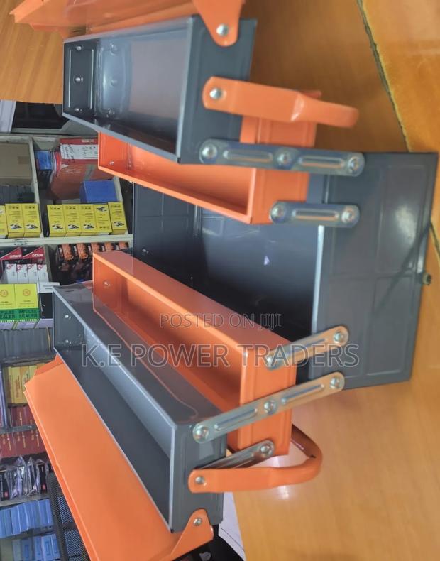 19 Inch 5-tray Metal Cantilever Tool Box – Heavy Duty
