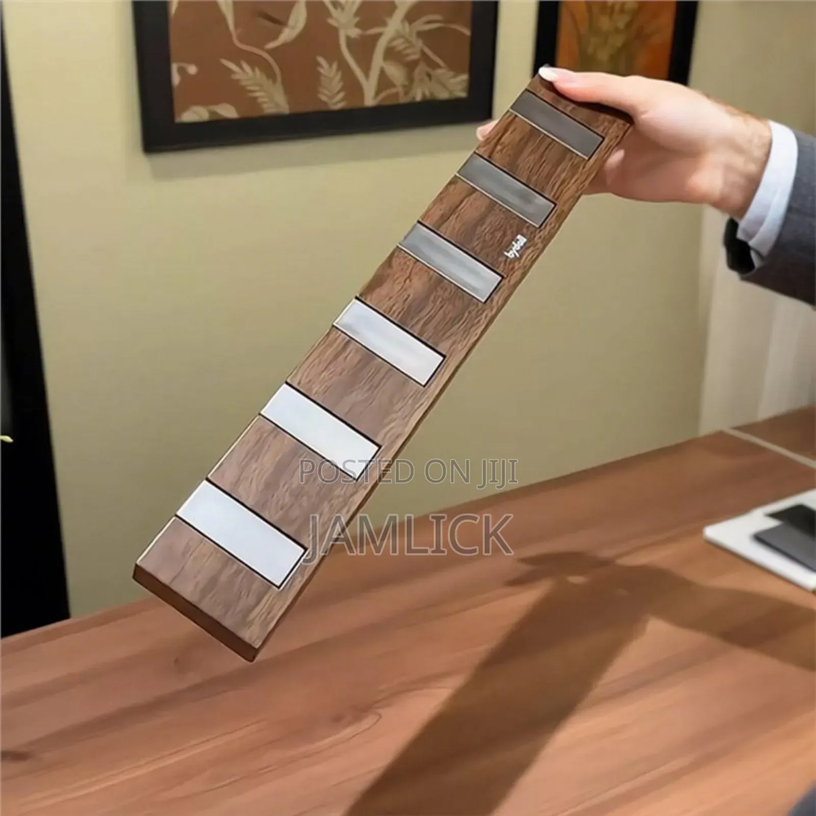 Multifunctional Wood Finish Wall Hook Punch Free Organizer - Av