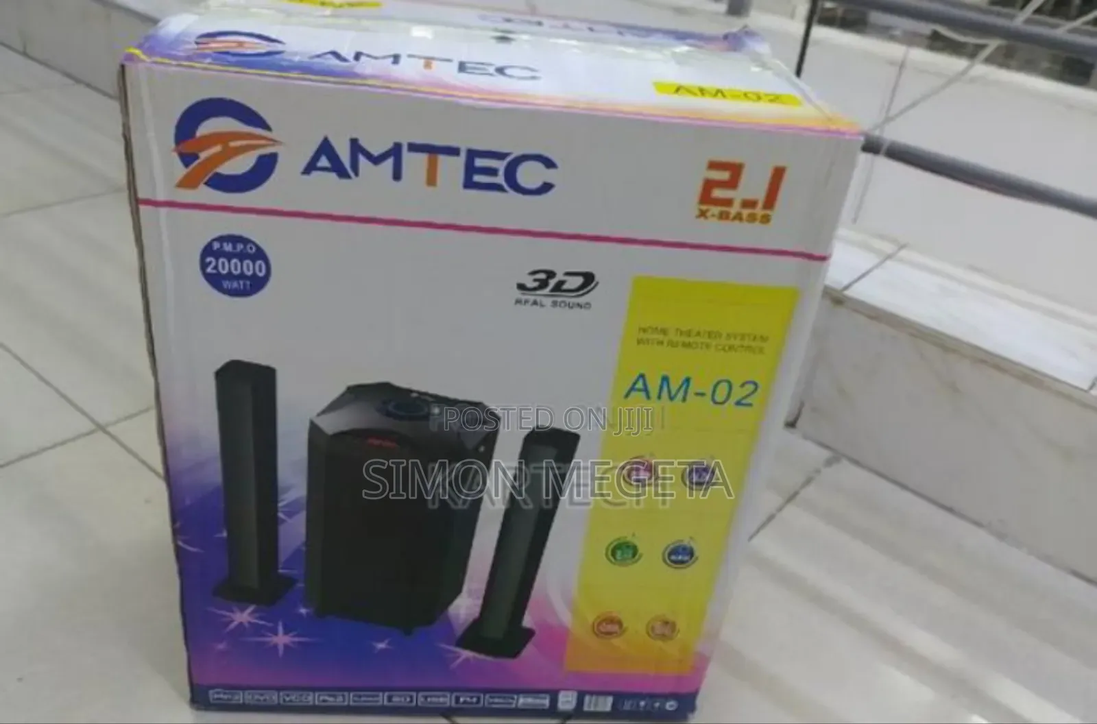 Home Theatres. 2.1çh Amtec 02 Woofer