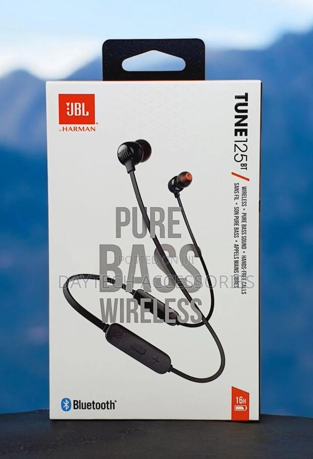 JBL Tune 125bt Wireless in-Ear Headphones - Black