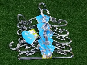 Stainless Steel Clothes Hangers 10pcs Set Heavy Duty Wardrobe - Msa