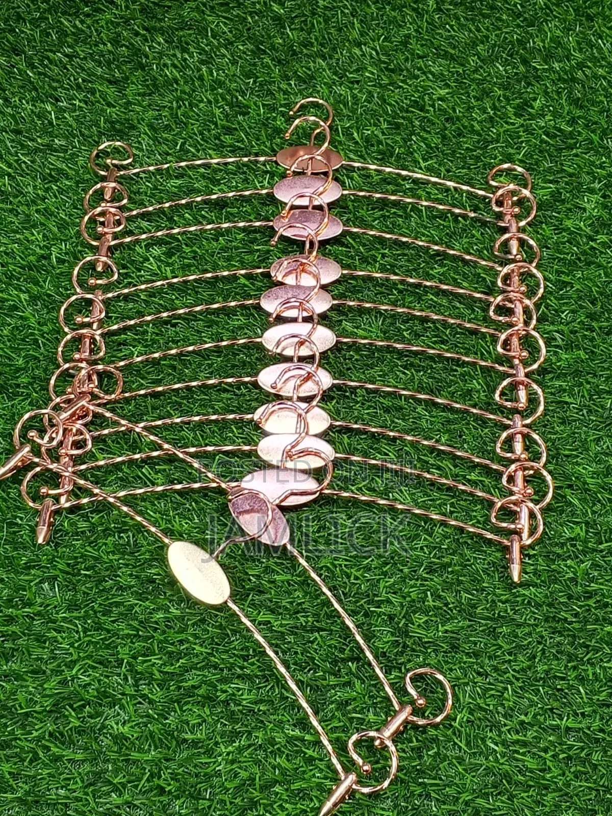 Rose Gold Panty Clip Hangers 10pcs Set Non-Slip
- Msa