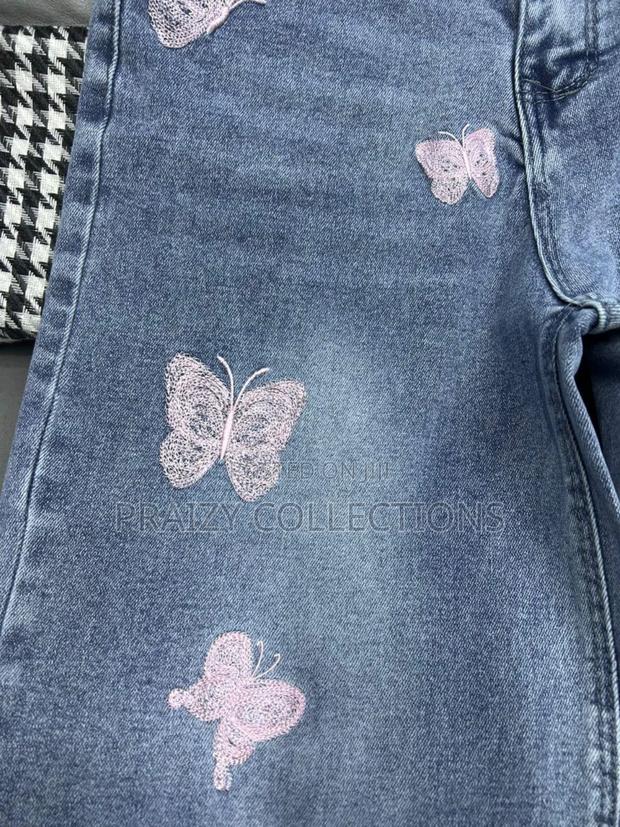 Embroidered Wide-Leg Jeans - thumbnail 5