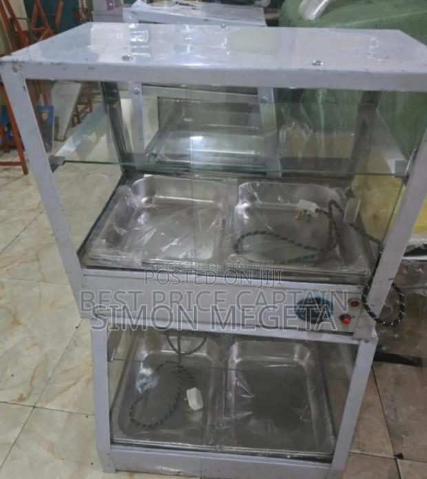 Super Electric New Chips Warmer Double Insert