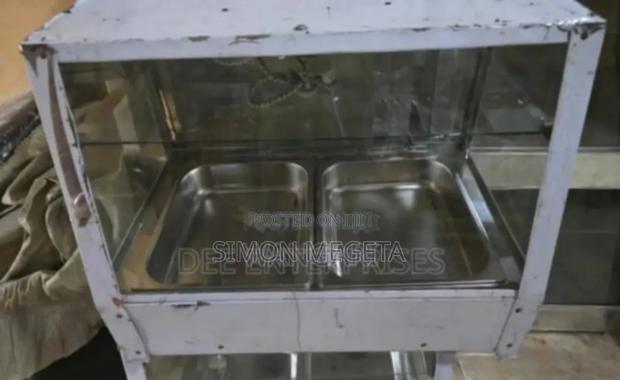 With Light Bulbs. New Orleans Chips Warmer Double Insert