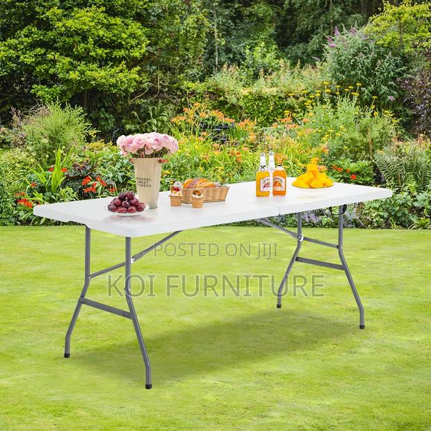 Table : Heavy Duty 6ft Picnic Camping Folding Table, - main view