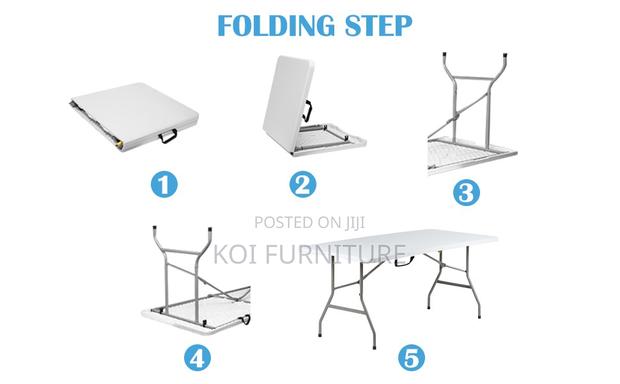 Table : Heavy Duty 6ft Picnic Camping Folding Table, - thumbnail 9