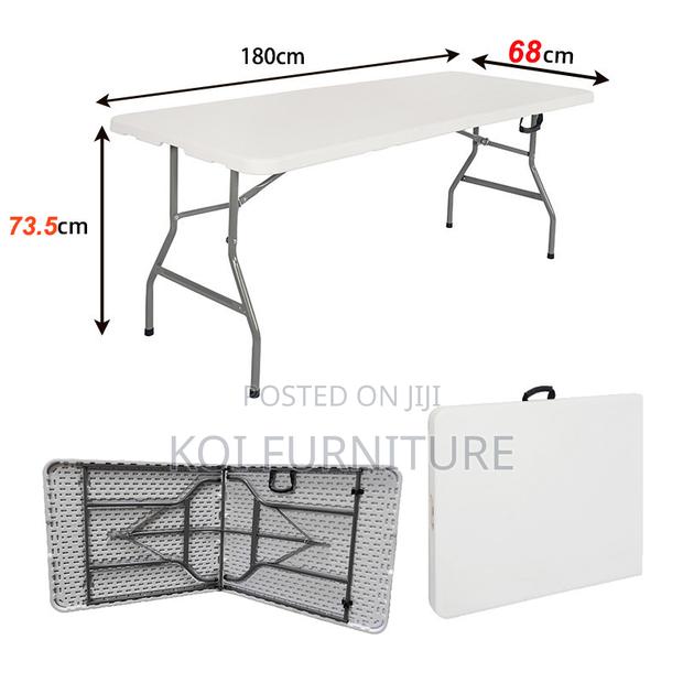 Table : Heavy Duty 6ft Picnic Camping Folding Table, - thumbnail 12