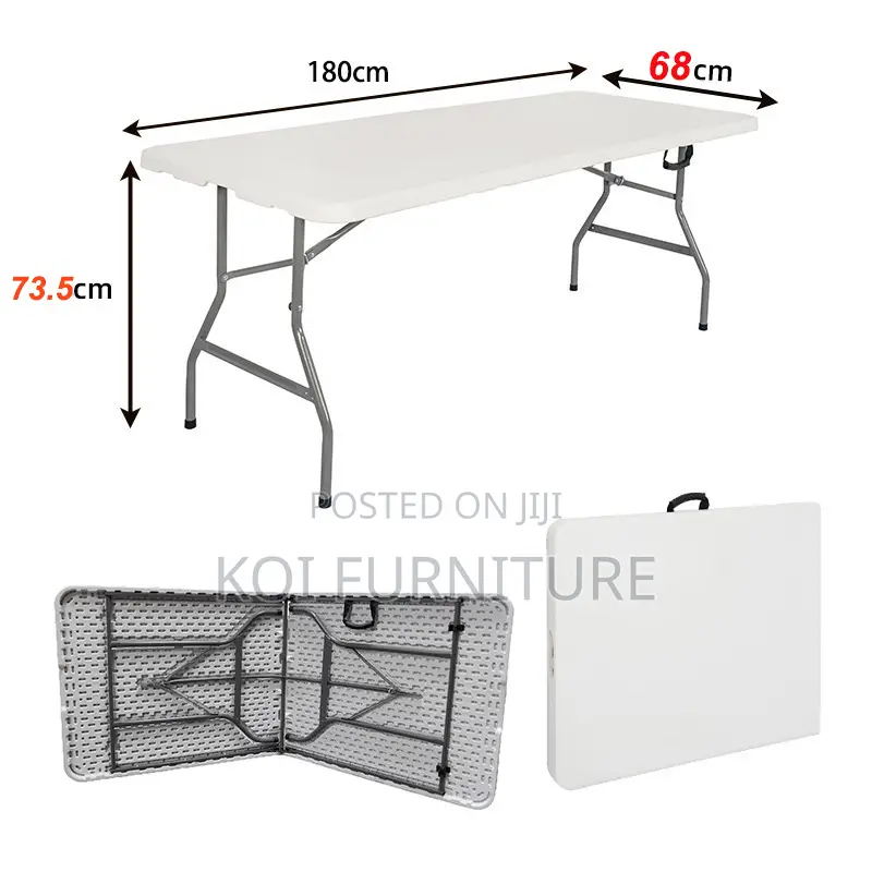 Table : Heavy Duty 6ft Picnic Camping Folding Table,