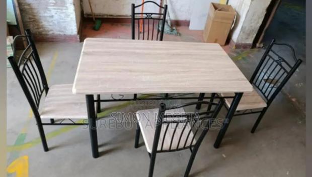 Colour Brownish 4sitter Dinning Table