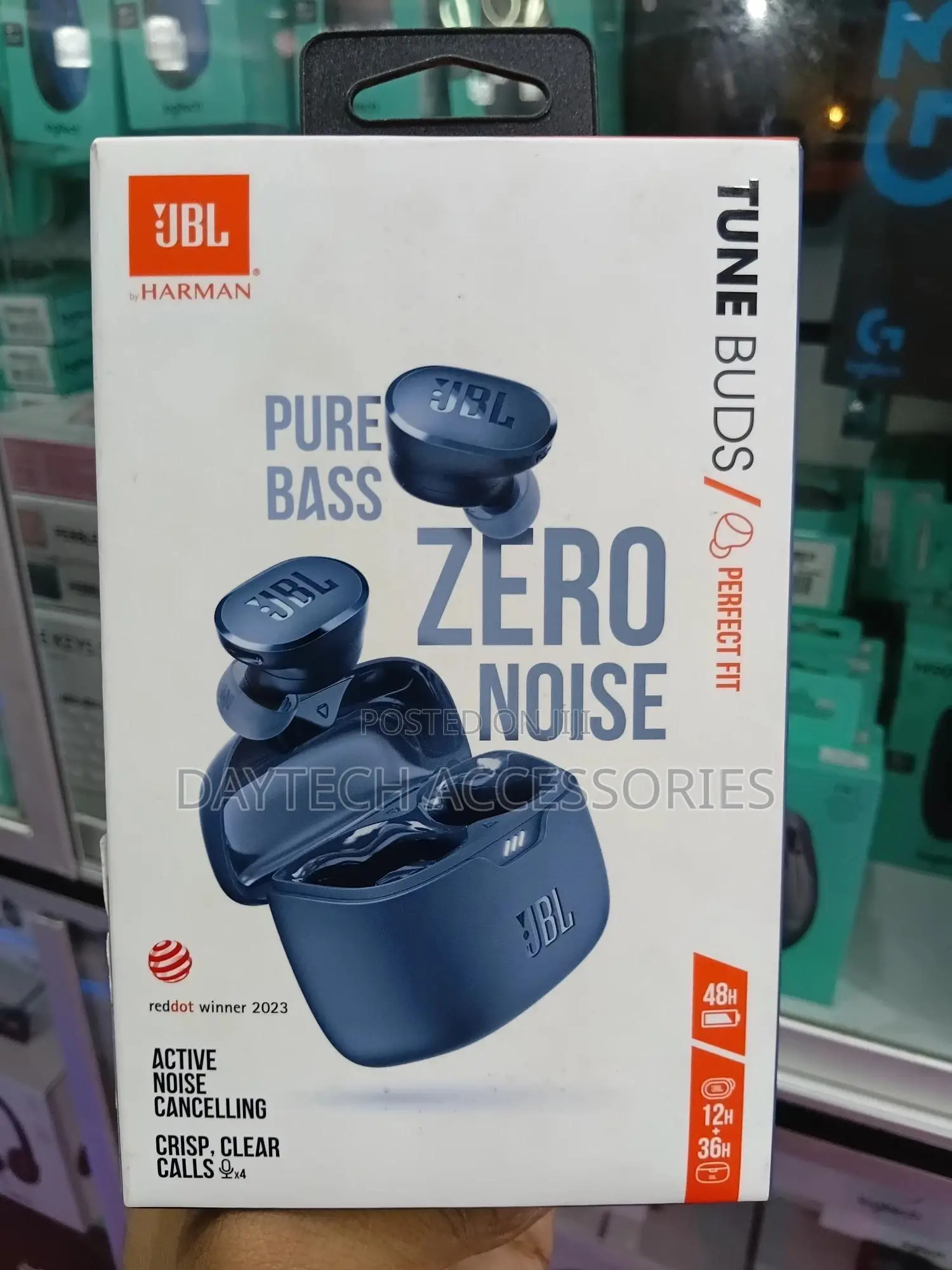 JBL Tune Buds - True Wireless Noise Cancelling Earbuds Pure Bass Sound