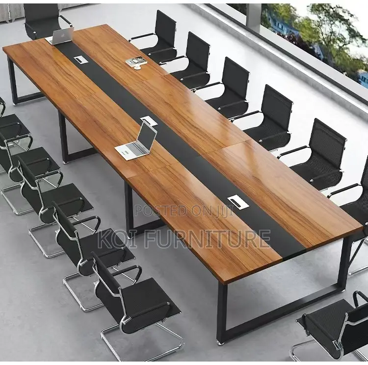 Office Table : 12-Seater Wooden Conference Table