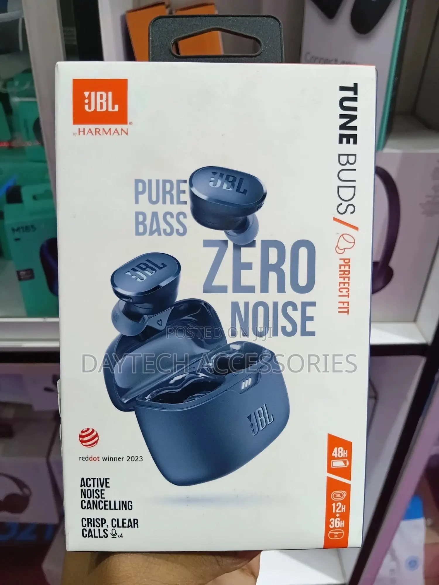JBL Tune Buds - True Wireless Noise Cancelling Earbuds Pure Bass Sound