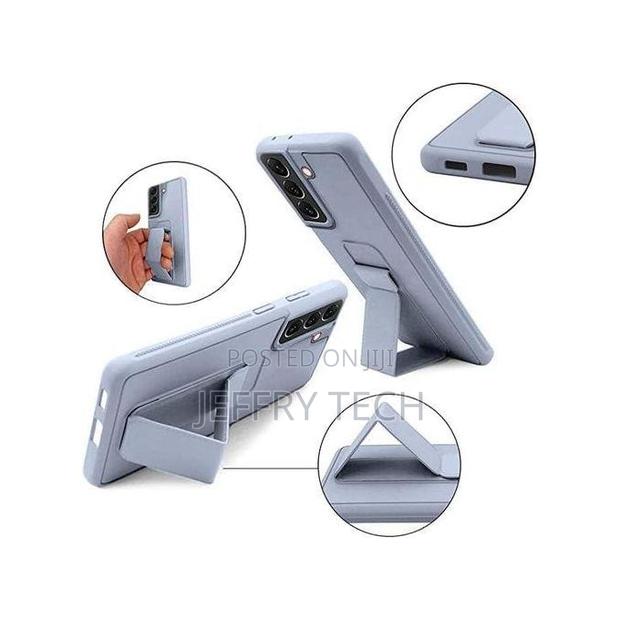 Samsung Galaxy S22 Mobile Case With Magnetic Stand Holder Hand Strap - thumbnail 2