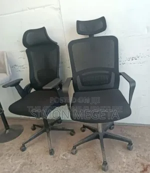 Assembled New Office Chair With Headrest