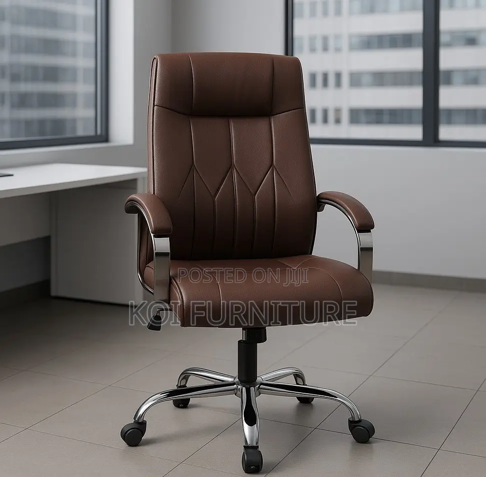 Office Chair : Brown Executive Office Chair