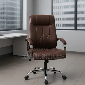 Office Chair : Brown Executive Office Chair