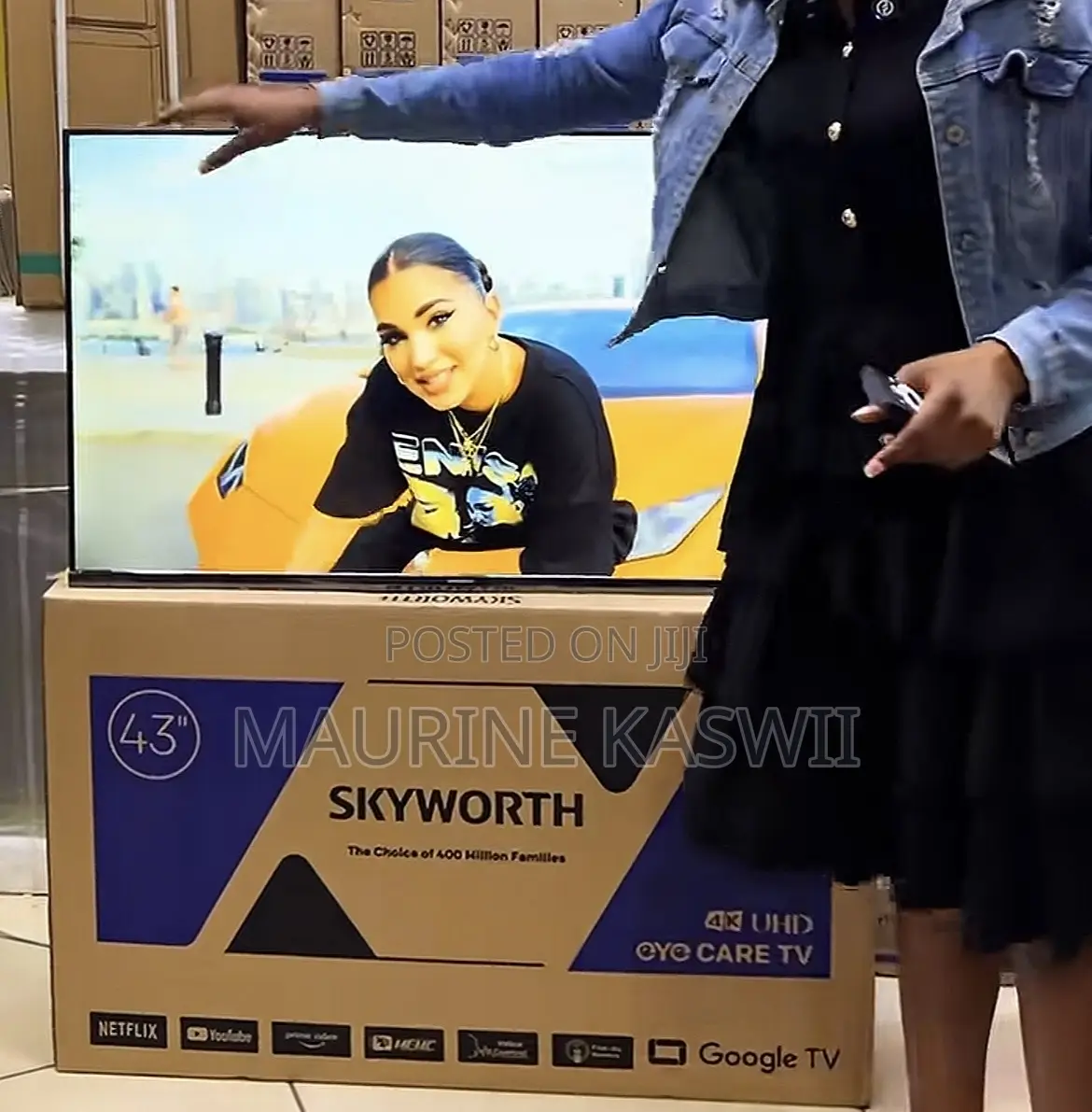Skyworth 43” Uhd Google Frameless -2026