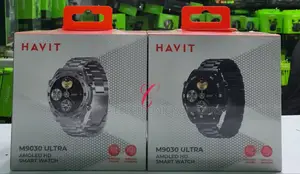 Havit M9030 Ultra Metallic Amoled Wireless Charging Smart Watch