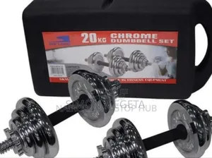 Colour Silver New Chrome 30kgs Dumbells
