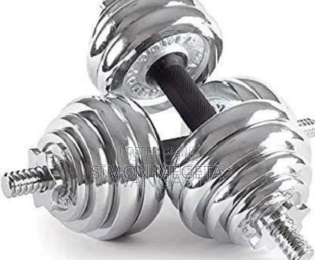 Pay on Delivery Chrome 30kgs Dumbells