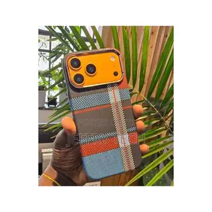Apple iPhone 17 Pro Max Free Air Carbon Fibre Case With Tribal/Checker
