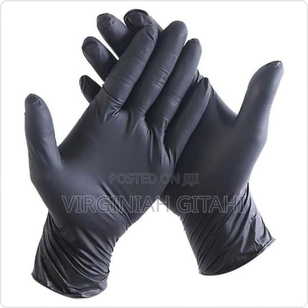 Black 100pcs Kitchen Gloves