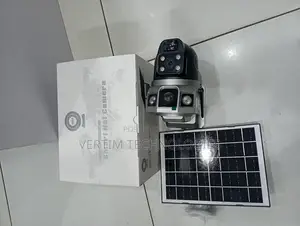 Built-in Infrared Leds 4g PTZ Dual Lens Camera Solar
