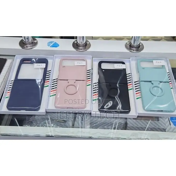 Luxury Silicone Grip Case for Samsung Galaxy Z Flip 4 – Shockproof C