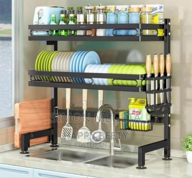 Assebled New Over the Sink Dish Rack - main view